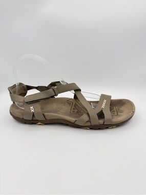 Merrell Sandspur Rose Leather Sandals Brown Outdoor 9